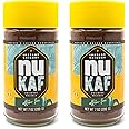 nuKAF By Gourmanity Instant Chicory Coffee Alternative, Brews Like Regular Coffee, All Natural 100% Chicory Root Powder, Great for Your Daily Drink, Rich in Prebiotics, Kosher, 7oz jars (Pack of 2)