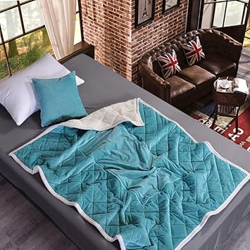 Zyl 2 In 1 Plusch Schlafsofa Decke Klimaanlage Warme Decke Kissen