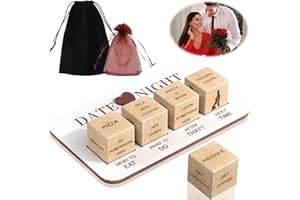 KYKAKE Date Night Dice Couples Gift Ideas, Decision Dice, Valentine's Day Gifts for Girlfriend or Boyfriend, Romantic Date Night Ideas for Him and Her, Anniversary New Year's Birthday Gifts for Husband Wife