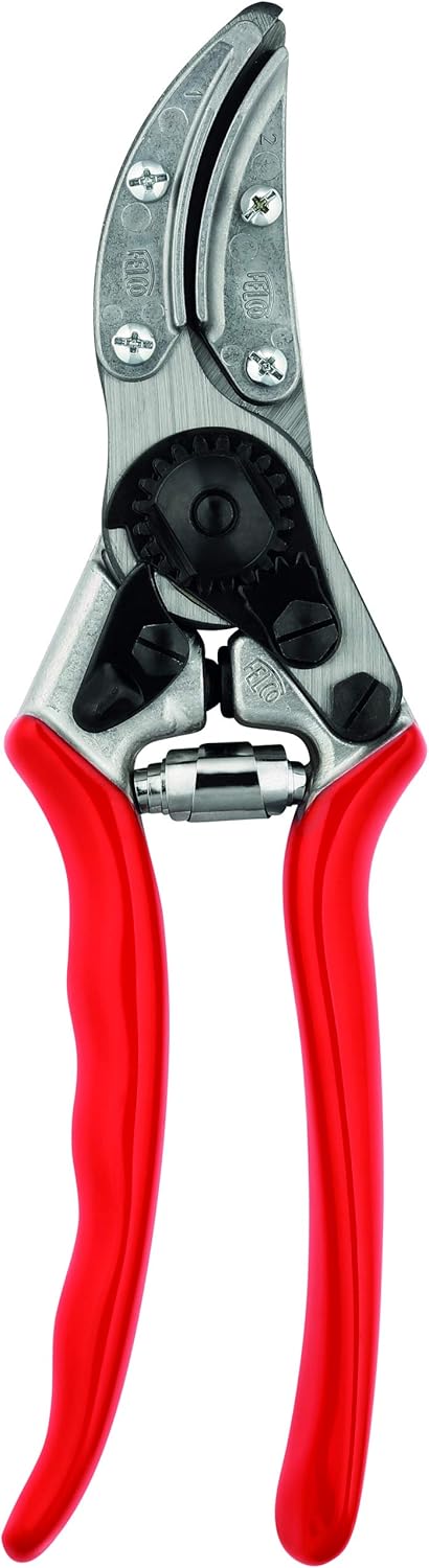 Felco Rose Pruning Shears (F 100) - High Performance Swiss Made Steel One-Hand Garden Pruners