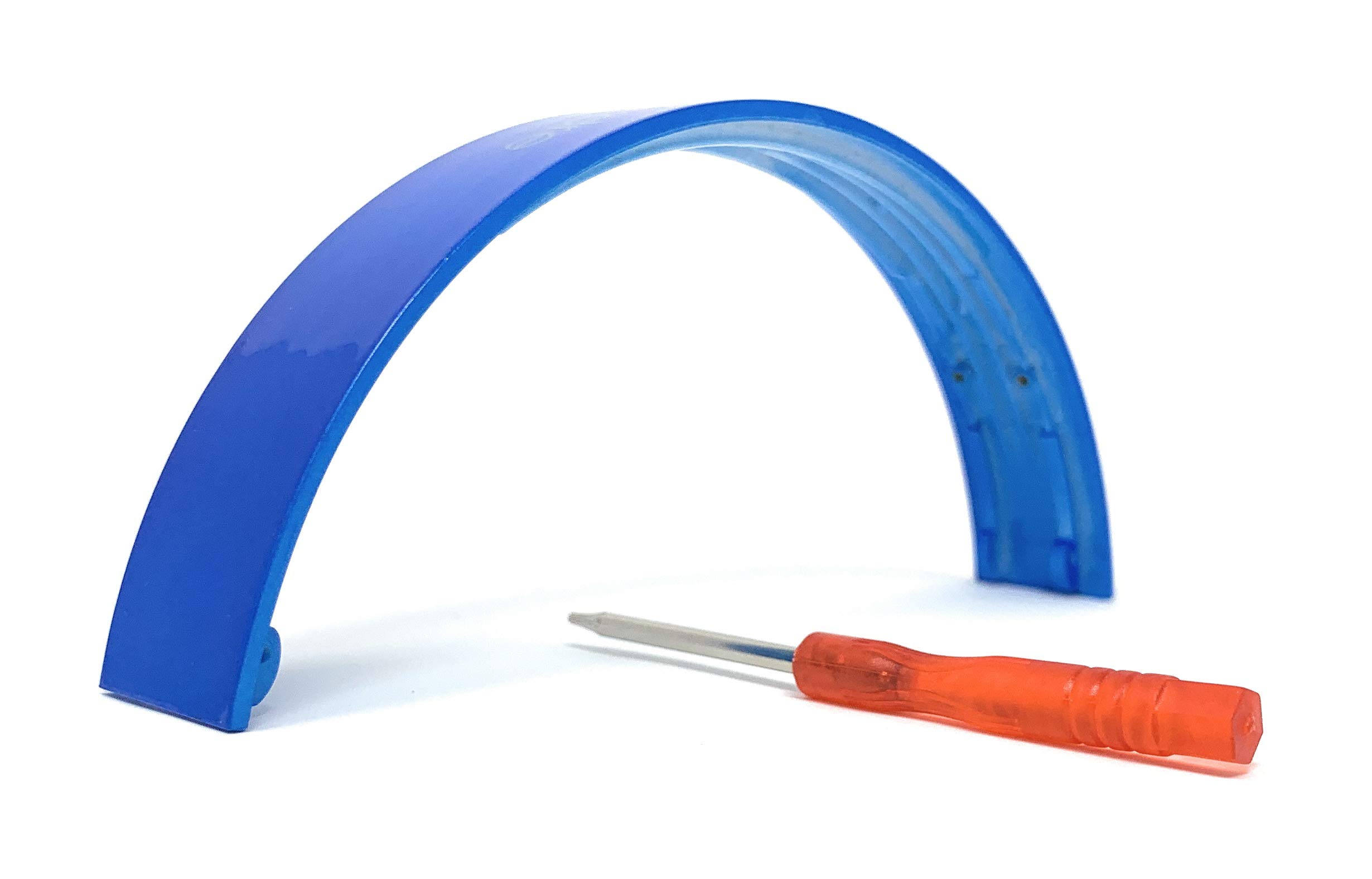 Replacement Top Headband Repair parts for Beats by Dr. Dre Solo HD Wired Headphones Solo1 wired (Blue)
