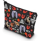 WCGXKO Musicals Gift Theatre Nerd Bag Musicals Inspired Gift Wait For Me Cosmetic Bag (for me)