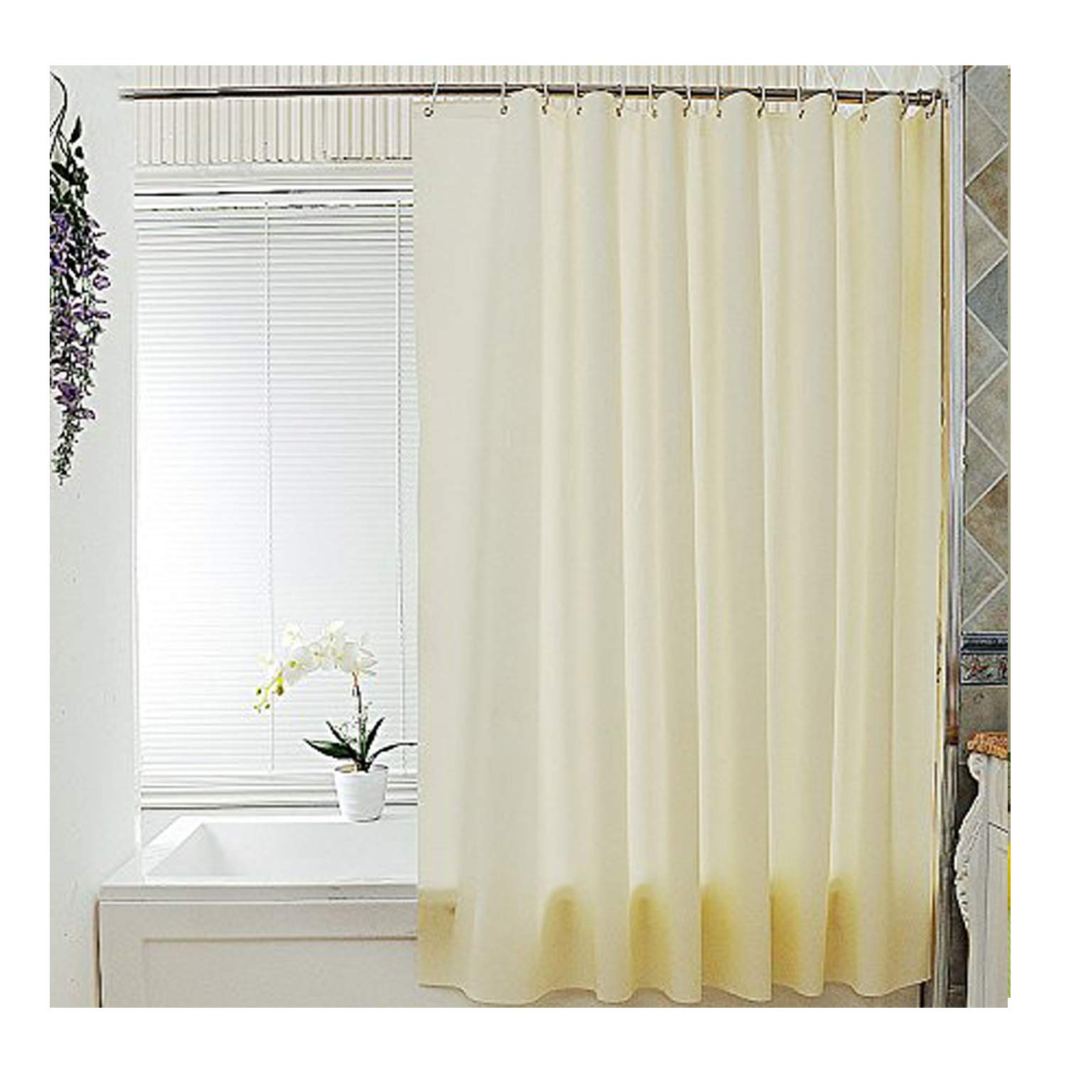Ufatansy Uforme 36 Inch by 72 Inch Bathroom Shower Curtain StainProof