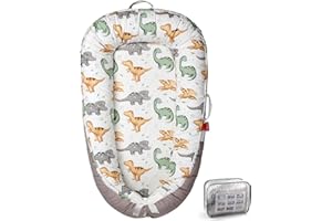 BUTOA Baby Lounger - Breathable & Soft Baby Nest, Portable and Lightweight Tummy Time Lounger for Home and Travel, Ideal Newborn Babies Essentials Baby Shower Gifts