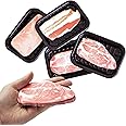 Packs of 4 Funny Sticky Notes Novelty Meat Shape Memo Notes Cute Note Pads Reminder Studying Home Office Supplies