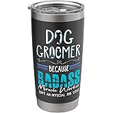 Dog Groomer Tumbler Funny Dog Grooming Stainless Steel Insulated Tumbler