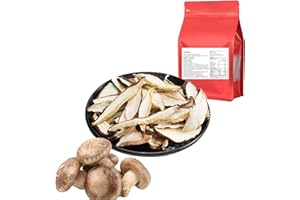 Shiitake Mushrooms Sliced 240g Dried Shiitake Mushrooms for Cooking Soups/Ramen/Pasta and Risotto