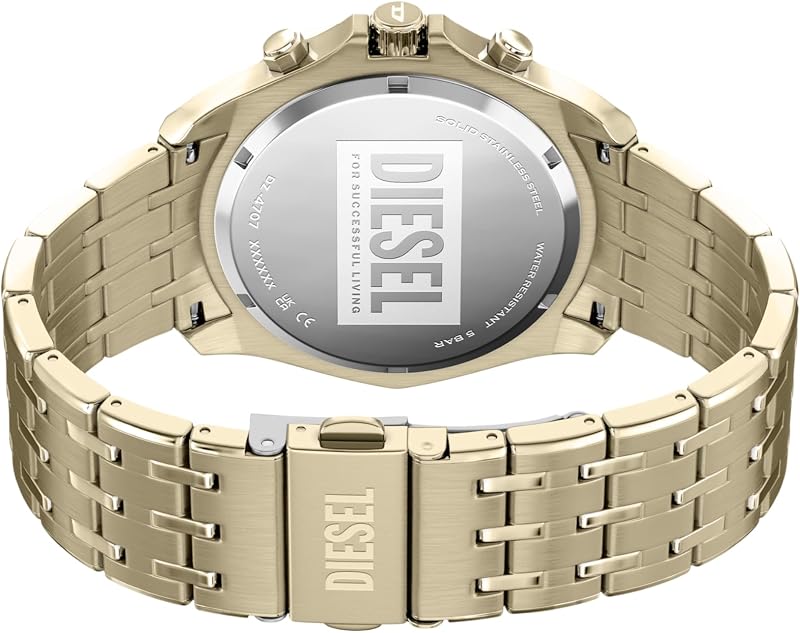 Stinger Uomo Orologio 46MM in acciaio inossidabile color oro, DZ4707 — foto 5 di 6