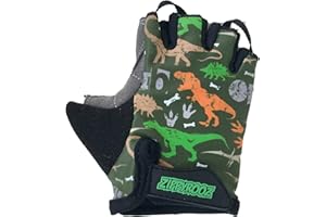 ZippyRooz Toddler & Little Kids Bike Gloves for Balance and Pedal Bicycles for Ages 1-8 Years Old. 8 Designs for Boys & Girls