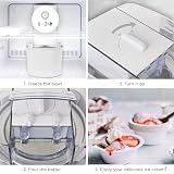 Duronic IM540 Ice Cream Maker 1.5L Christmas Gelato Sorbet Yoghurt 30 Min view 4
