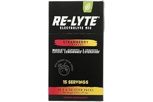 RELYTE Re-lyte Electrolyte Drink Mix Strawberry Lemonade 15 Servings Packets 3.44 oz.