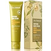 Spring Nahal Natural Hand Cream with Olive, Jojoba & Avocado Oils - Deep Moisture for Dry, Cracked Hands - Fast-Absorbing, Non-Greasy Botanical Formula with Lemon & Almond - 100ml / 3.4 fl oz