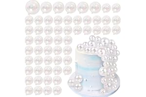 RASSLISA 56 PCS Clear Balls Cake Topper Bubble Mini Balloon Topper Ball Cake Picks for Wedding Anniversary Baby Shower Birthday Party