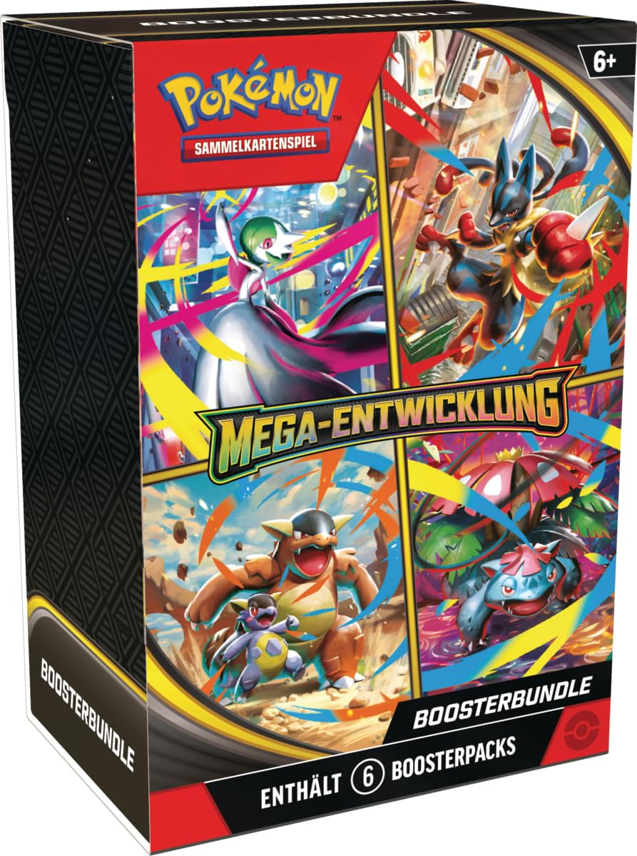 Pokémon-Sammelkartenspiel: Boosterbundle Mega-Entwicklung (6 Boosterpacks) 4