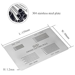 CGOLDENWALL Cross Cutting Rule Cross Cut Guide
