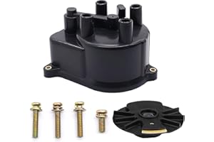 OXCANO 30102-P54-006 30103-P08-003 Ignition Distributor Cap and Rotor Kit Set Compatible with Honda Accord 1998-2002 CR-V 1997-2001 Civic 1992-2000 Civic del Sol 1994-1997, Acura Integra 1992-2001