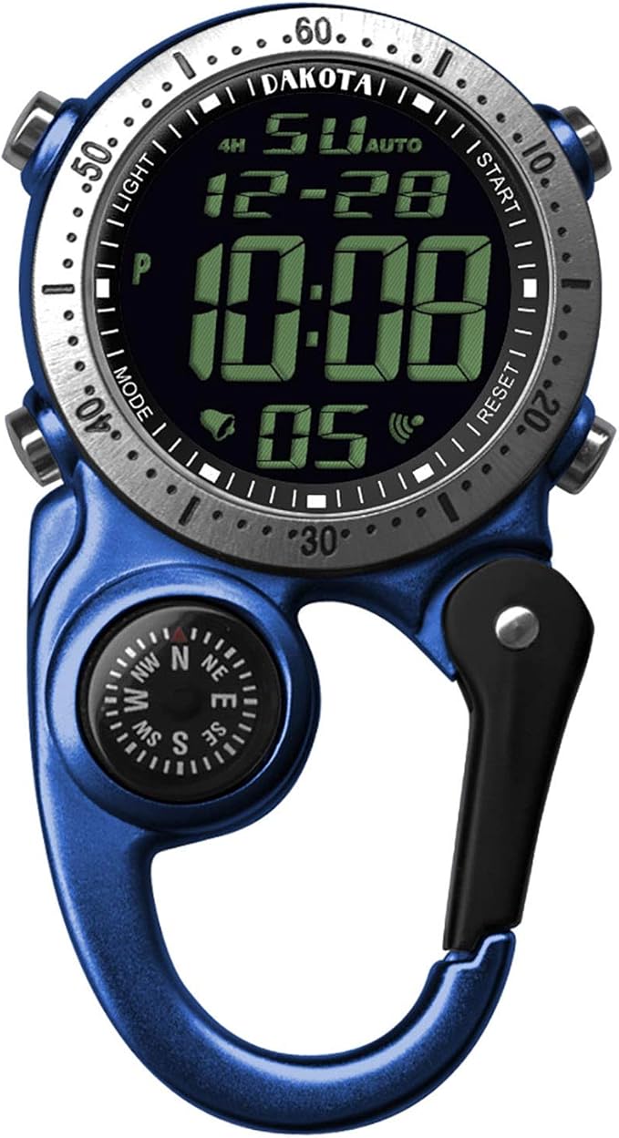 Dakota Digi Clip Digital Carabiner Watch (Blue) Watches