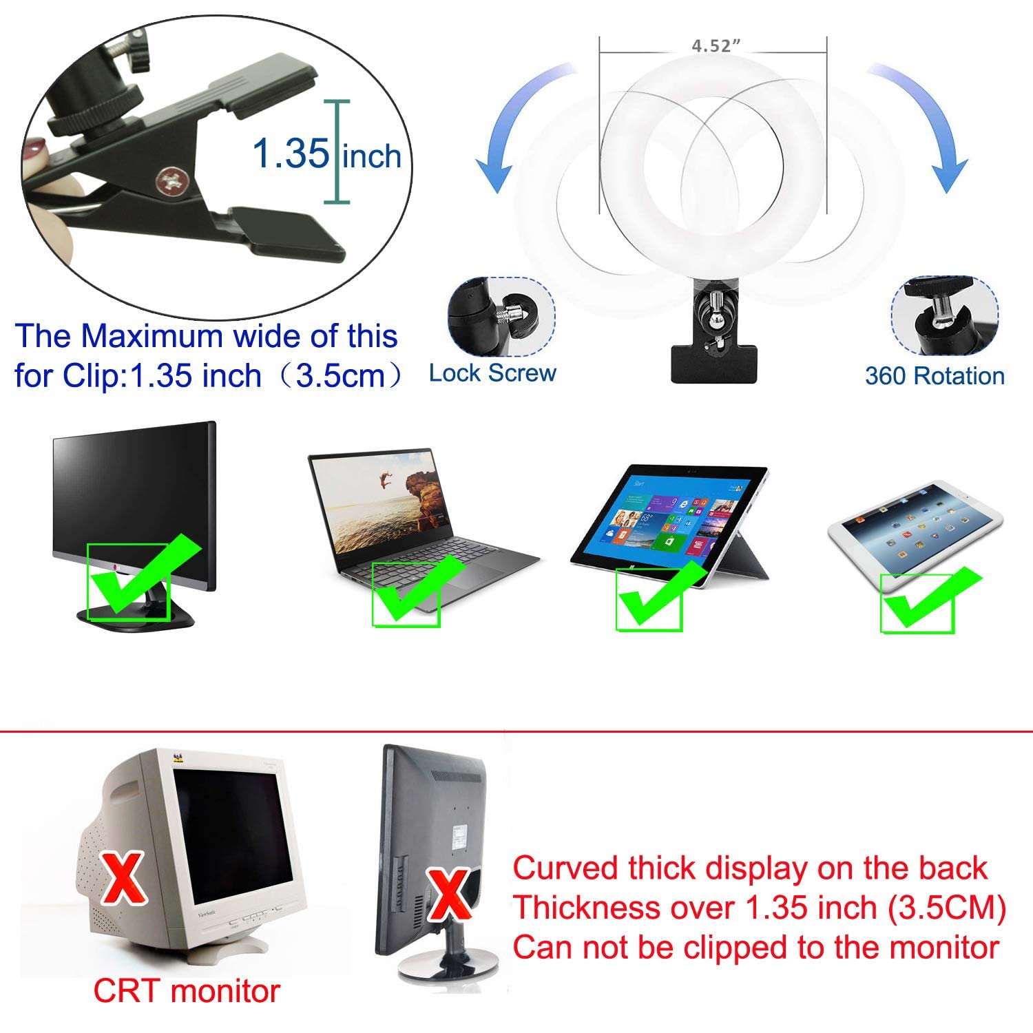 Ring Light Video Conference Lighting Kit