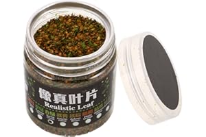 Beavorty Miniature Green Leaves Resin Material for Model Railway Scenery 1 Bottle Lifelike Beauty for DIY