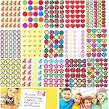 Teacher Stickers Reward Stickers for Kids, 4030 Pieces Incentive Stickers for Teacher Classroom and School Bulk Use,15 Design Styles Including Smiley Face,Star,Thumbs,Heart,Apple