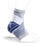 Bauerfeind - MalleoTrain Plus - Ankle Brace - Extra Stability for the Ankle Joints and Tendons - Left Foot - Size 2 - Color Titanium