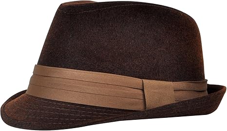 brown fedora hat mens
