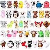 Watersay 40 Pcs 3D Silicone Focal Beads Pens Beads Bulk for Beadable Keychain DIY Crafts Necklace Bracelet Phone Chain Charms Jewelry Making (Animal)