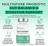 LOVE LIFE SUPPLEMENTS Multispore Plus Probiotics 120 capsules UK Made view 3