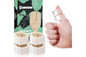 EDNYZAKRN 5Pcs Finger Splints, Small Finger Brace for Trigger Finger - Broken Finger - Arthritis - Straightening, Finger Support for Index - Middle - Ring - Pinky Fingers