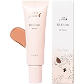 100% PURE BB Cream Shade 20 Aglow Full Face Coverage Skin Care & Glow - All-In-One Primer Concealer & Foundation Makeup - Shimmery, Dewy Youth Medium Color w/Warm Undertone - Vegan - 1 Fl Oz