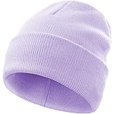 vidsel 100% Cotton Toddler Beanie Hats for Baby Boys Girls Kids Infant Winter Hat Soft Warm Knit Cuffed Caps