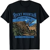 Rocky Mountain National Park Colorado Vintage Design T-Shirt