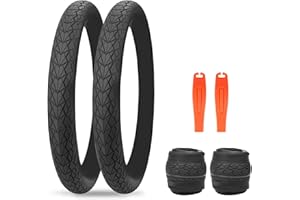 ZUKKA Bike Tire 20x1.75/20x2.125/24x1.75/26x1.75/27.5x1.75 Inch Replacement Bike Tire for Mountain Bike Cruiser Bike
