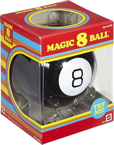Mattel Games Magic Ball Kids Toy, Retro Themed Novelty Fortune