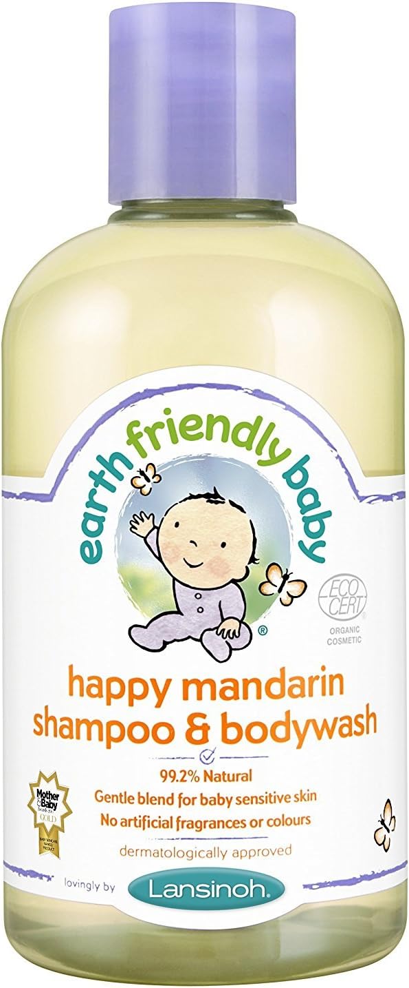 (3 PACK) - Earth/F Happy Mandarin Shampoo & Body Wash | 250ml | 3 PACK - SUPER SAVER - SAVE MONEY