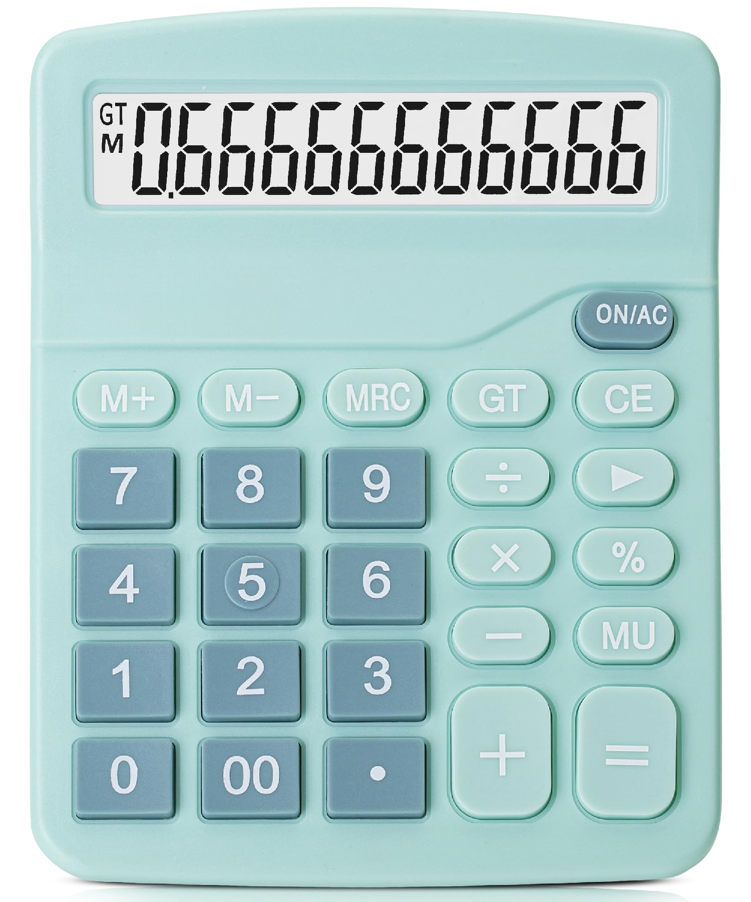 Photo 1 of Mr. Pen Large Display Desktop Calculator - Blue, Standard Function, 12-Digit