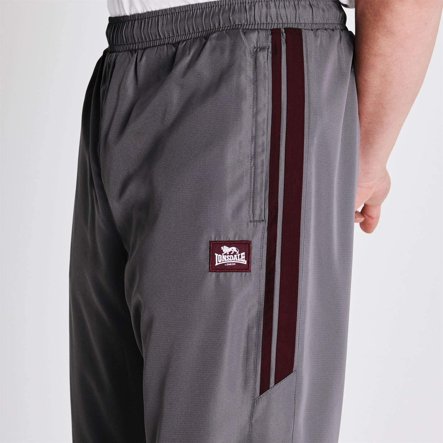 lonsdale 2 stripe jogging pants mens