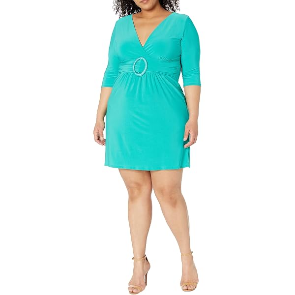 KENDALL + KYLIE Women's Tiered Ruffle V-Neck Dress - Ankle Length Chiffon Dress For Fall/Winter