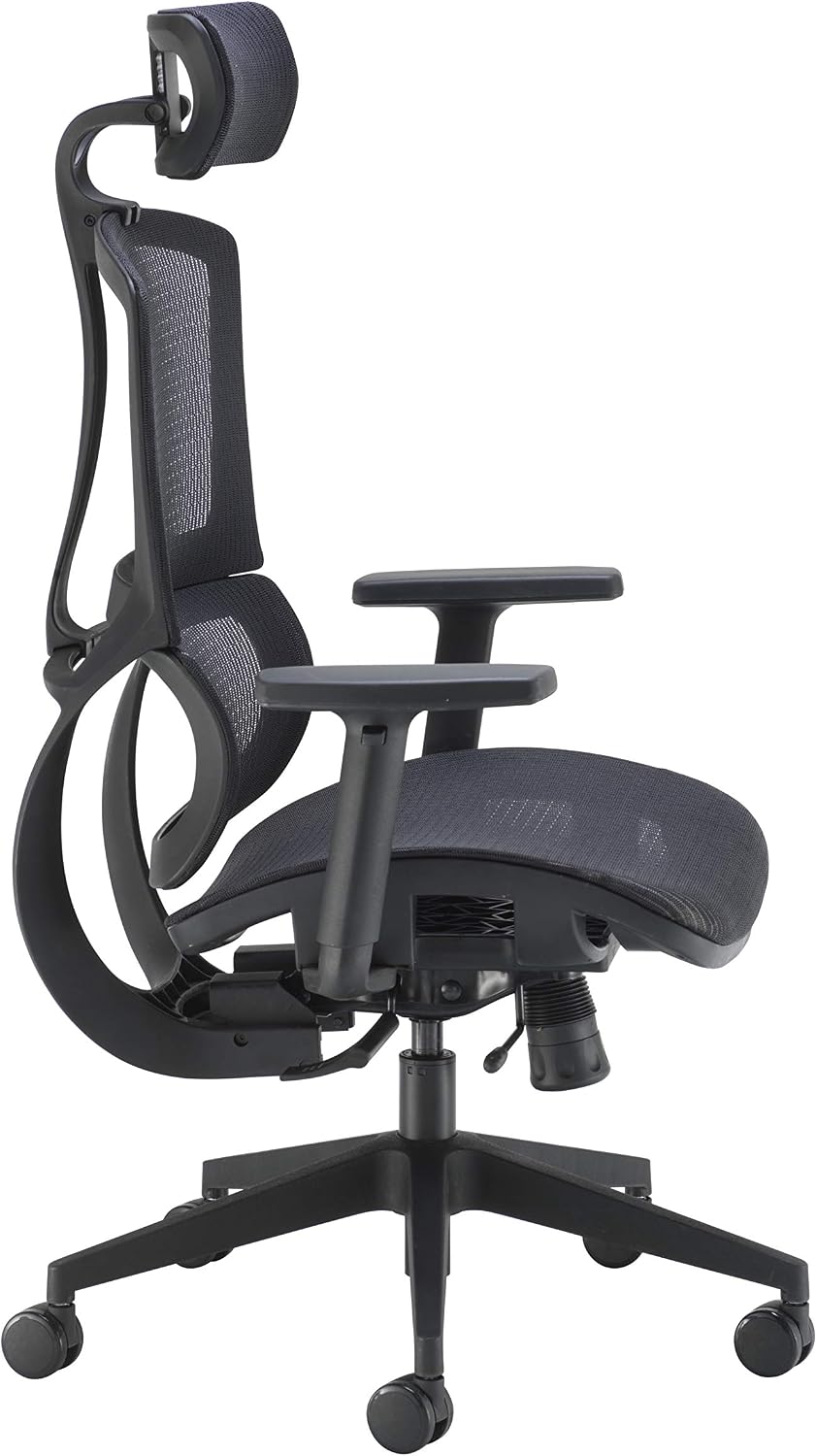 Office Hippo Ergonomic Chair Office, Mesh Office Chair with Arms, Executive Office Chair with Back Support, Adjustable Arms - Image 4
