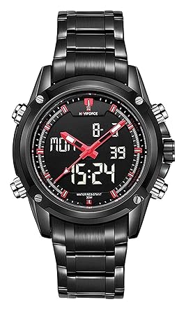 naviforce analog digital watch