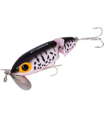 Amazon.com : Arbogast Jointed Jitterbug Topwater Bass Fishing Lure,  Excellent for Night Fishing, Frog White Belly, 3 1/2", 5/8 oz : Fishing  Topwater Lures And Crankbaits : Sports & Outdoors