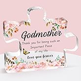 Godmother Gift - Acrylic Puzzle Piece Decorations 3.9 x 3.3 inch - Delicate Godmother Gifts for Women from Godchild - Mothers Day Christmas Birthday Gifts for Godmother, Ideas