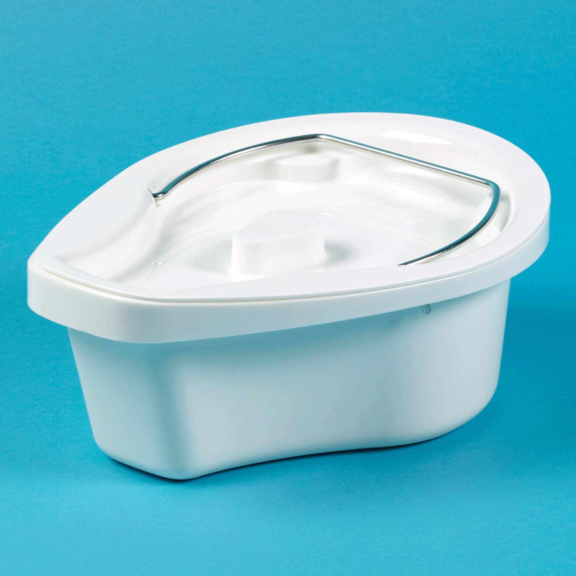 GORDON ELLIS Commode Pan Oval with Locking Lid