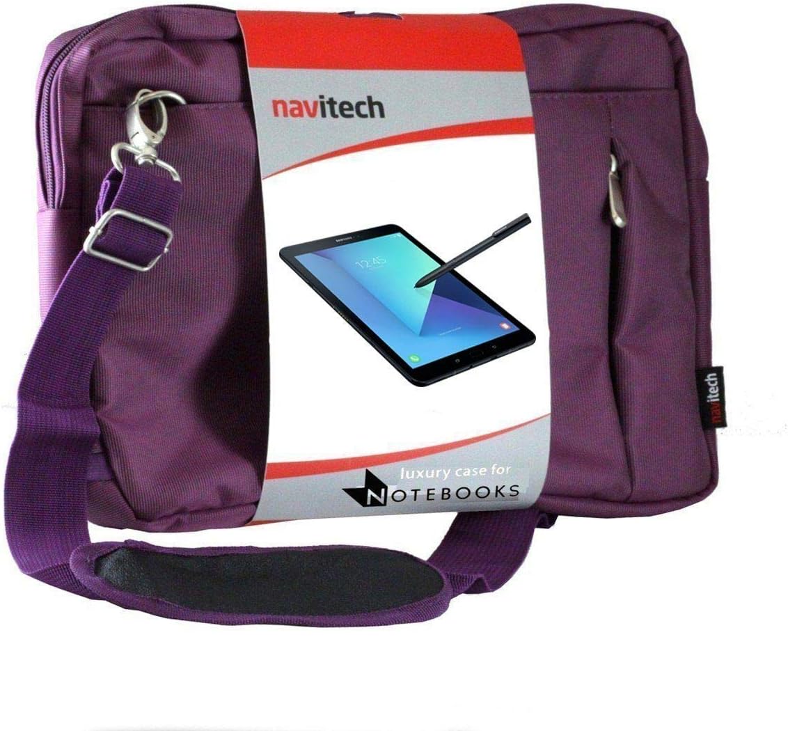 Navitech Purple Sleek Premium Water Resistant Shock Absorbent Carry Bag Case Compatible with The HP Pro Slate 10 10 EE G1 64