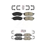 AmeriBRAKES Front Semi-Metallic Rear Ceramic Disc
