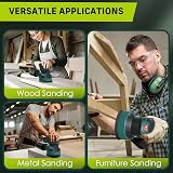 BOLTHO 320W Random Orbital Sander 6 Variable Speeds 13000RPM 125MM 15pc view 6