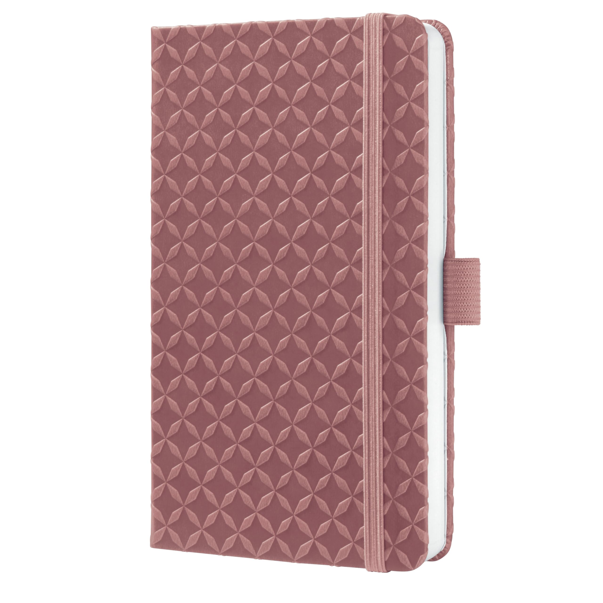 SIGEL JN134 Jolie Notebook, Lined, Approx. A6, Dusty red, hardcover, 174 Pages