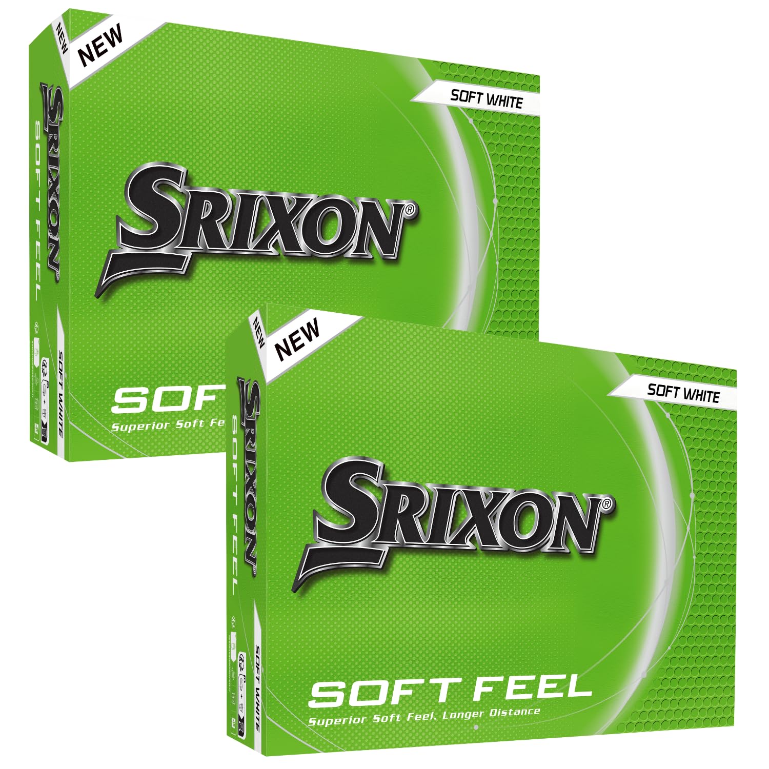 Srixon Soft Feel Golf Balls, Soft Feel 14, (24 Pack), White Image