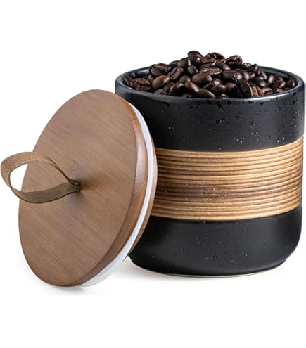 Amazon.com: Jonathan Adler Canister (Quaaludes Black And White