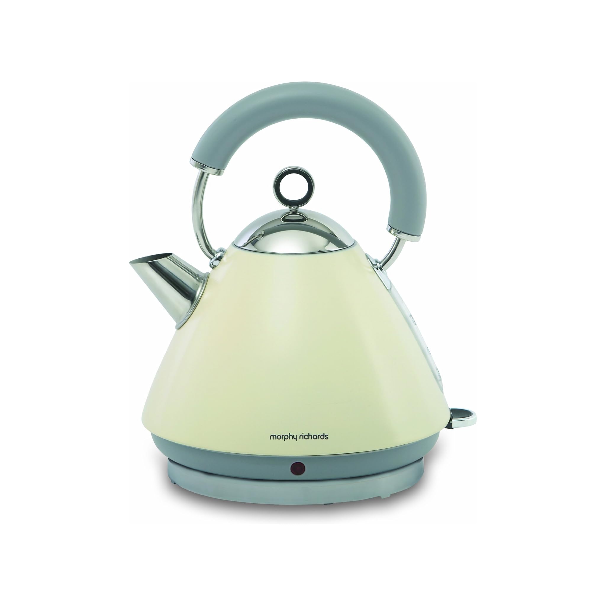 Morphy Richards Cream Accents Pyramid Kettle, 1.5 Litre